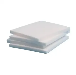 Natural White 100% Virgin PTFE Molded Modified Gasket Square Sheets Skived Rolls