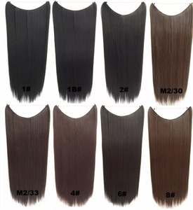 Extensiones de cabello ombre rubio tipo halo, cabello humano virgen, puntas gruesas, fáciles de usar, extensiones de cabello para toda la cabeza, para la belleza del cabello. - Product Image 2