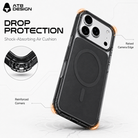 Étui magnétique ATB pour iPhone 18 17 Pro Max, finition mate, résistant aux chocs, protection mobile