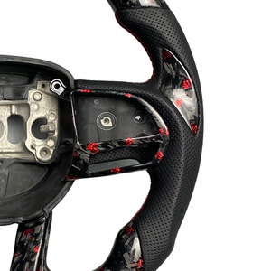 Volant personnalisé en fibre de carbone verte pour Dodge Charger Challenger R/T <span class=keywords><strong>SRT</strong></span> <span class=keywords><strong>Hellcat</strong></span> Jailbreak 392 Hemi 2013-2023 - Product Image 5