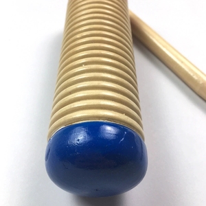 Tubo de Guiro de Madera con Tapas de Colores al por Mayor, Instrumento de Percusión Orff, Accesorio Musical para Entrenamiento Rítmico Infantil - Product Image 3