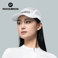 ROCKBROS-Gorra de protección solar para hombre y mujer, gorra deportiva para montar en bicicleta de montaña, gorra transpirable de verano para exteriores