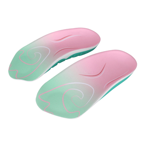 Semelles intérieures à soutien semi-arche et coussinet de talon en <span class=keywords><strong>gel</strong></span> pour le soulagement de la fasciite plantaire, absorption des chocs, type Harf Insert - Product Image 4