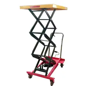 Magazzino trolley manuale idraulica scissor lift carrello