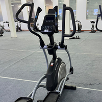 Vélo elliptique de fitness professionnel robuste à cadre en acier magnétique silencieux pour entraînement cardio
