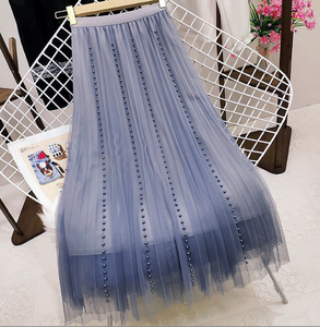 Ecowalson Y2k Mode im koreanischen Stil Harajuku Langer Rock Herbst Frühling eine Linie <span class=keywords><strong>Dummer</strong></span> Vintage Schwarz Rosa Midi Maxirock mit hoher Taille - Product Image 3