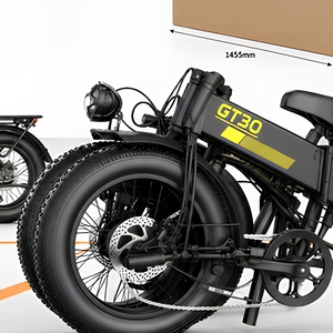 จักรยานไฟฟ้าพับได้ <span class=keywords><strong>FHJ</strong></span> GT30 500W 48V ยางใหญ่ 21 สปีด โครงอะลูมิเนียม พกพาสะดวก สำหรับเดินทางในเมือง - Product Image 4