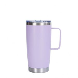 แก้วกาแฟสแตนเลสขนาด 20 ออนซ์ สำหรับเดินทาง ปลอดภัยสำหรับเครื่องล้างจาน แก้วกาแฟโลหะ มีบริการดรอปชิปปิ้ง สำหรับห้องครัวและห้องรับประทานอาหาร ASM26 - Product Image 5
