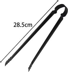 Pinces à <span class=keywords><strong>charbon</strong></span> à long manche, accessoires pour <span class=keywords><strong>barbecue</strong></span>, pinces résistantes à la chaleur pour la cuisine en plein air - Product Image 2