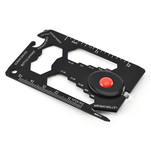 Credit Card Multitool with Led Light Outdoor Emergency 13 in <strong>1</strong> Multifunction Pocket Survival Tool <strong>for</strong> <strong>Gifts</strong> - Product Image 6