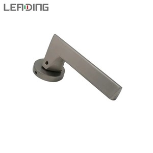 Poignée de porte fendue en aluminium gris et noir de luxe moderne avec trou pour cylindre de serrure pour accessoires de quincaillerie de porte en bois - Vente en gros - Product Image 1