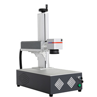 Nouvelle machine de marquage laser à fibre portable haute précision 20W 30W 50W 100W pour montres, bijoux, acier inoxydable, gravure de logo DXF