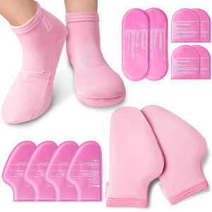 Calcetines de Gel Reutilizables para Terapia de Frío y Calor, Envoltura de Hielo para Manos, Alivio de la Fascitis Plantar, Dolor y Hinchazón en el Talón, Recuperación Post-Entrenamiento - Product Image 5