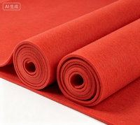 Polyester recyclé non tissé uni imperméable 9mm 5mm 2mm 1.8mm antistatique pour chaussures, textiles de maison, sacs, hôpitaux, jouets