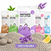 OEM ODM Litière pour chat en bentonite sphérique, agglomération rapide, faible poussière, puissant contrôle des odeurs, pour chats domestiques