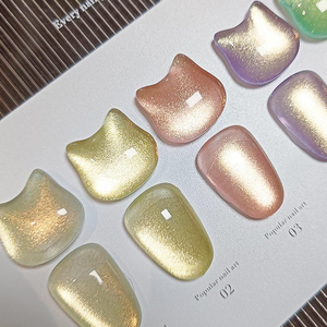 AILANUO ยาทาเล็บเจล 9 สี OEM & ODM 15 มล. ยาทาเล็บแบบ 3 มิติ ลายตาแมว ยาทาเล็บยูวี แอลอีดี แบบลอกออกได้ รับผลิตแบรนด์ส่วนตัว - Product Image 3