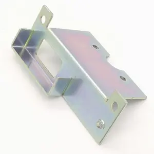 High precision custom made metal stamping fabrication zinc plated steel bracket sheet metal parts