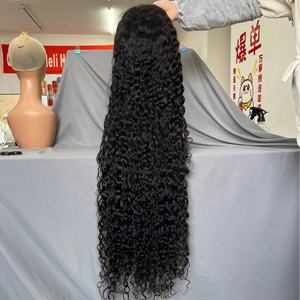 Cabello Brasileño Real HD para Peluca 13x6 de 36 Pulgadas, Negro Natural, Remy para Mujer, con Cabello de Bebé, 4 Texturas Disponibles - Product Image 4