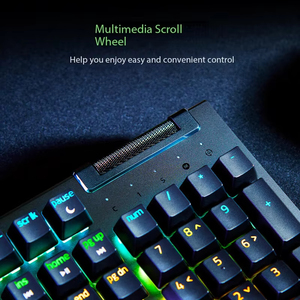 Razer Đen góa phụ Spider V4 x có dây chơi game Bàn phím cơ RGB Backlit eSports chơi game Sáu phím Macro Pro trục màu xanh lá cây - Product Image 4