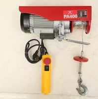 Treuil électrique compact YUFEI 220V de 1M, 2M, 10M avec bouton d'arrêt d'urgence pour levage en entrepôt