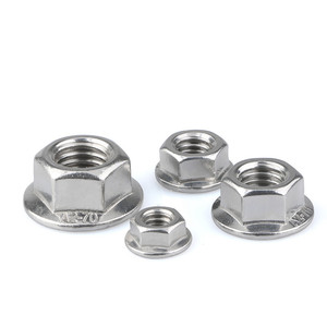 Tuerca de Brida Xinxincheng M3 M4 M5 M6 M8 M10 de Acero Inoxidable 304 Hexagonal Antiaflojamiento para Uso en la Industria de la Construcción - Product Image 3