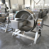 Marmite de cuisson automatique 200L pour caramel et confiture, à agitation planétaire, à double enveloppe
