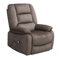 Fauteuil inclinable classique et confortable pour salon, fauteuil de relaxation individuel avec fonction lift