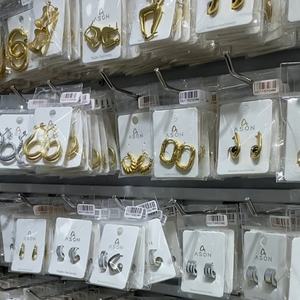 Direct Sales Popular Wholesale Unique Design Stainless Steel Jewelry Pvd <b>Gold</b> Plated Tarnish Free Hoop <b>Earrings</b> for Women - Product Image 3