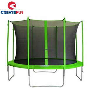 Trampolín <span class=keywords><strong>de</strong></span> Jardín para Niños Ecológico y Más Vendido <span class=keywords><strong>de</strong></span> CreateFun con Marco <span class=keywords><strong>de</strong></span> Acero Resistente, Trampolín Suave para Exteriores - Product Image 4
