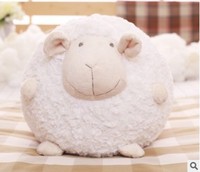 Jouet en peluche d'oreiller rond en forme de mouton coréen-Poupée en peluche Shirley en forme de mouton Giji, jouet de coussin en tissu doux, poupée bébé