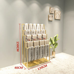 <span class=keywords><strong>Étagère</strong></span> de présentation pour pantalons de magasin de vêtements, cadre en fer, <span class=keywords><strong>étagère</strong></span> de présentation pour serviettes, présentoir pour foulards et draps, support de rangement pour oreillers - Product Image 4