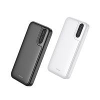 Batterie externe LCD 10000 mAh, chargeur portable rapide double 12 W avec entrée Type-C, petite station de charge pour plusieurs appareils