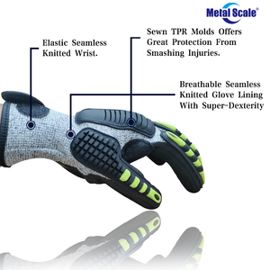 <span class=keywords><strong>Gants</strong></span> Anti-Impact TPR Sécurité Coupure Résistants aux Huiles Mécaniques <span class=keywords><strong>Gants</strong></span> d'Équitation <span class=keywords><strong>Imperméables</strong></span> pour le <span class=keywords><strong>Travail</strong></span> sur Gisement de Pétrole Niveau de Coupure ANSI A4 - Product Image 4