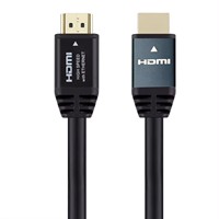 Câble personnalisé 2M 2.0 haute vitesse plaqué or pour moniteur HDTV 4K 2160p 3D lecteur DVD PVC flexible de qualité supérieure
