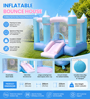 Château gonflable spacieux, sûr et durable, parfait pour les anniversaires d'enfants et les fêtes, idéal pour l'intérieur et l'extérieur