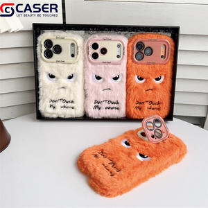 Funda para Teléfono Móvil con Diseño de Caricatura Divertida y Expresión Enojada, con Soporte para Cámara, No Toques <span class=keywords><strong>Mi</strong></span> Teléfono, para iPhone 17 16 15 Promax - Product Image 6