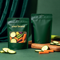Sachet Doypack Personnalisé de Qualité Alimentaire avec Fermeture Éclair pour Fruits Lyophilisés, Légumes Mixtes et Lait, Emballage Plastique