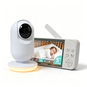KT566W Tuya Smart WiFi Baby Monitor 5 Inch <b>IPS</b> 720P Screen with AI Motion Crying Detection and Night Light - Product Image 1