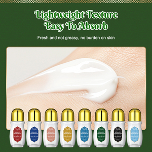 Desodorante natural en roll-on con logo personalizado, paquete de 4, sin aluminio y no pegajoso, 4 aromas distintos, recambio de desodorante en barra roll-on - Product Image 6