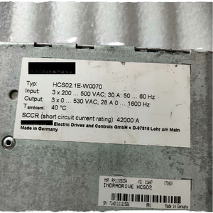 HCS02.1E-W0070-A-03-NNNN HCS02.1E-W0070 Unité de base IndraDrive C pour - Product Image 5
