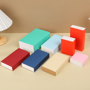 Có thể tái chế sang trọng kraft giấy ngăn kéo Hộp quà tặng các tông giấy bao bì với PVC rõ ràng nắp cho Xà phòng trà vớ vật liệu tái chế - Product Image 4