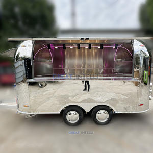 Venta Directa de Fábrica: Carro Remolque de Comida Rápida, Caravana, Remolque Camper con Cocina Deslizante y Bar Móvil - Product Image 3