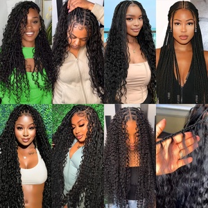 천연 생모 큐티클 정렬 브라질리언 헤어 공급업체, 도매 더블 드로운 익스텐션 헤어 번들 인모 - Product Image 3