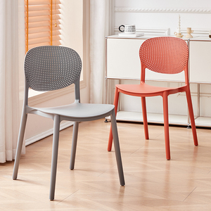 Thiết kế hiện đại Nordic ngoài trời đầy màu sắc Stackable nhựa nhựa ghế Polypropylene ghế cho nhà hàng và quán cà phê - Product Image 6