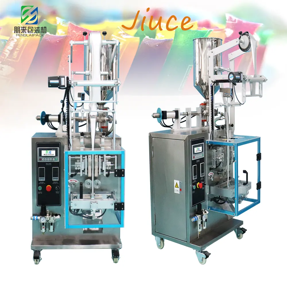 Big Promotion 10-100ミリリットルLiquid Paste Popsicle IceキャンディーJuice Stick Cream Honey Vertical Filling Packing Machine