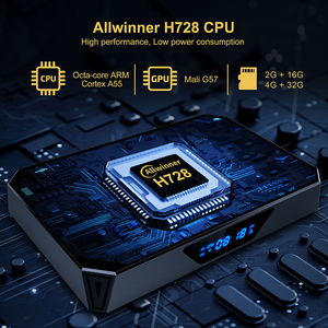 New media player 4k x96q Pro cộng với 1000M Gigabit Octa Core android14 thông minh Set Top Box vệ tinh TV Receiver 8K với TV Net sửa chữa - Product Image 4