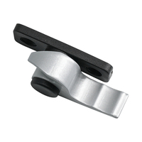Cerradura de Media Luna para Ventana Corredera de Aluminio, Accesorios para Ventanas de Chile y Dominica, Cerradura Vertical para Ventana Corredera