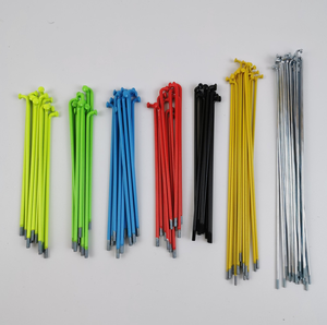 Radio de <span class=keywords><strong>radios</strong></span> de <span class=keywords><strong>bicicleta</strong></span> de pulverización de plástico de varios colores 26 27,5 29 pulgadas <span class=keywords><strong>radios</strong></span> de <span class=keywords><strong>bicicleta</strong></span> de carretera con pezón - Product Image 2