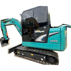Excavadora usada KOBELCO SK60 6 toneladas Excavadora de segunda mano Maquinaria hidráulica original sobre orugas Buen Estado - Product Image 1