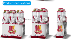 2-Tank Slush Machine Commercial Margarita Frozen Slushie Ice Machine Frozen <b>Drink</b> Slushy Granita Slush Machine - Product Image 3